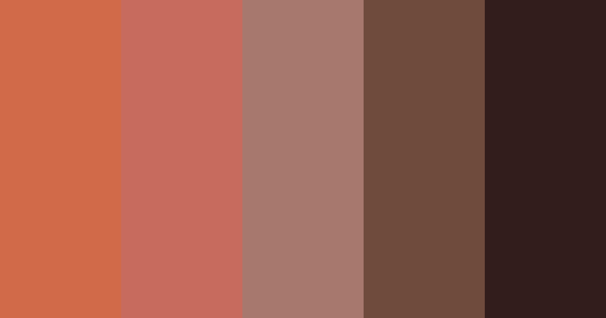 Download rusted crimson color palette PNG image (landscape)