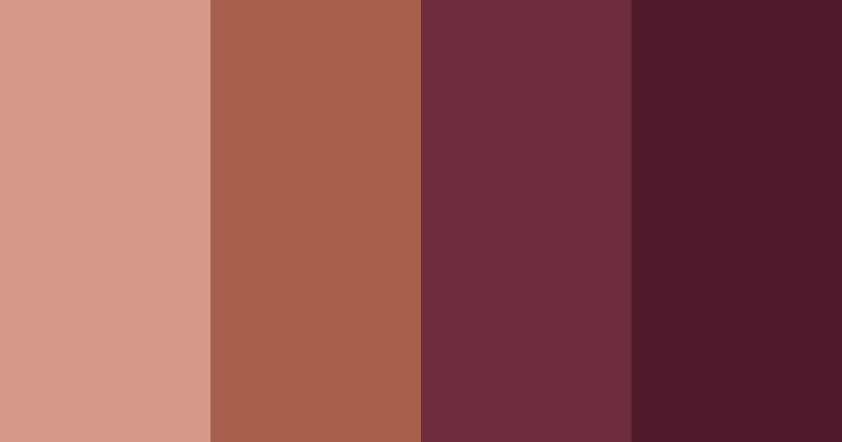 Download rustic merlot color palette PNG image (landscape)