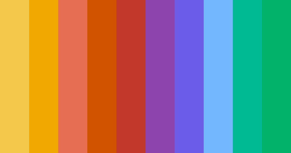 Download sunset symphony color palette PNG image (landscape)