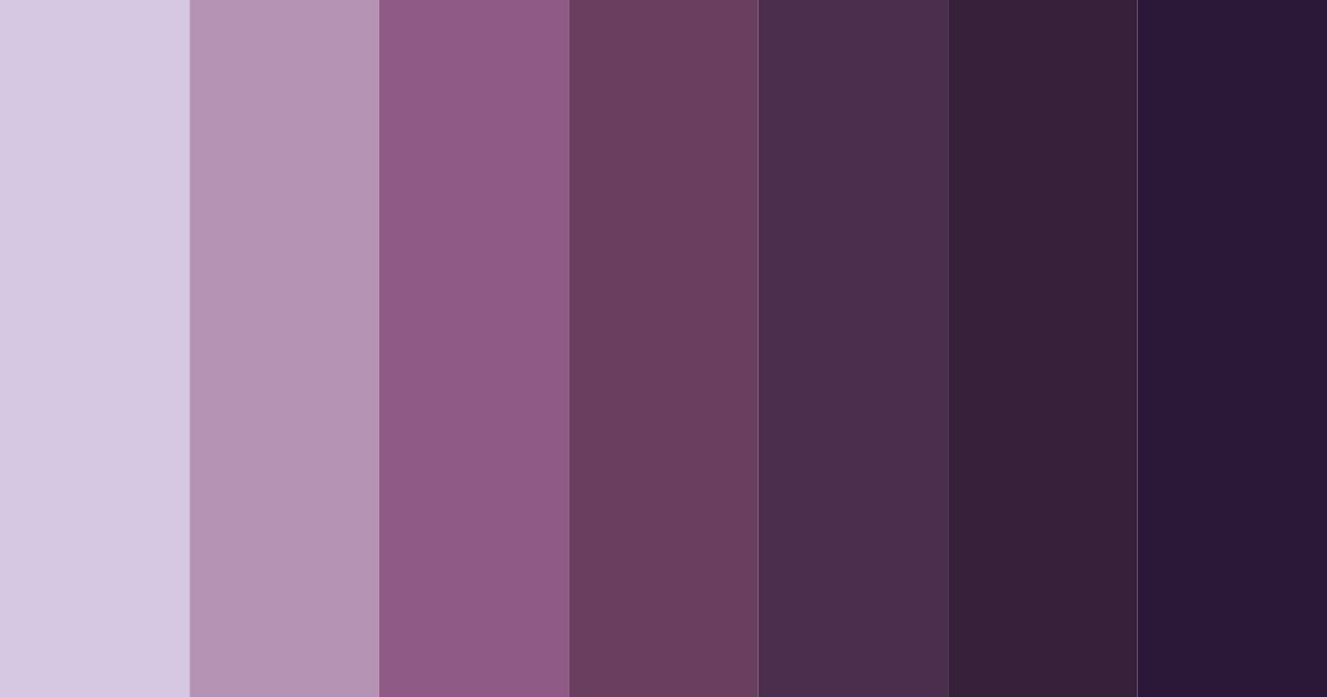 Download mystic mauve shadows color palette PNG image (landscape)
