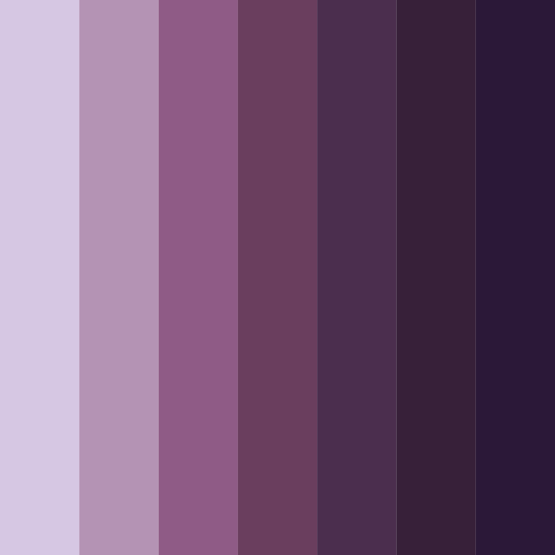 Download mystic mauve shadows color palette PNG image (square)