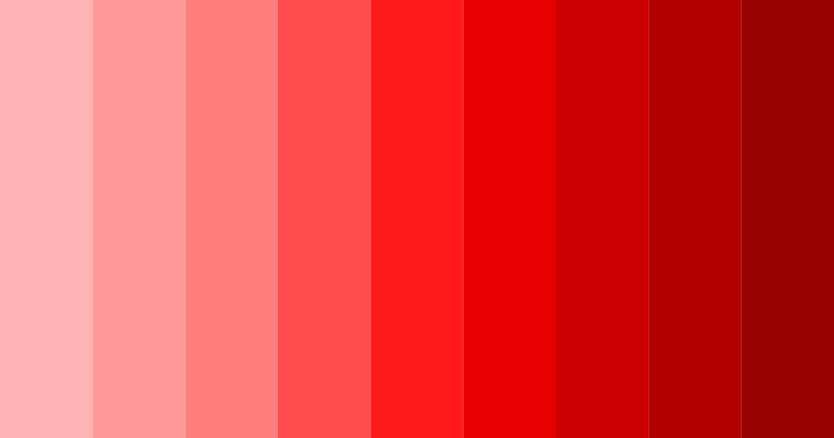 Download vibrant red color palette PNG image (landscape)