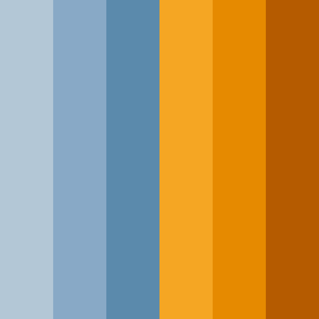 Download dusky sunrise color palette PNG image (square)
