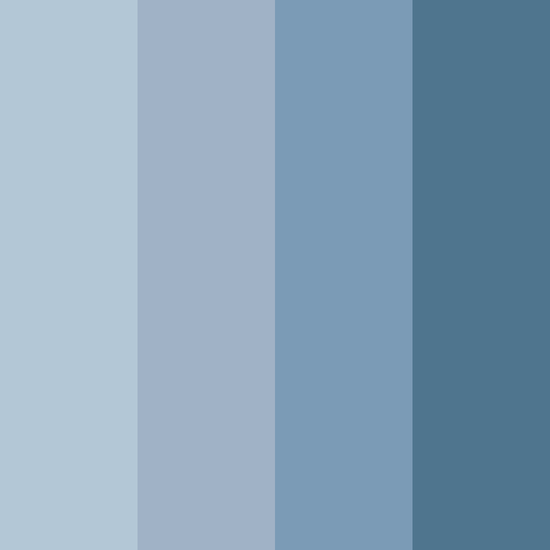 Download shades of taubenblau color palette PNG image (square)