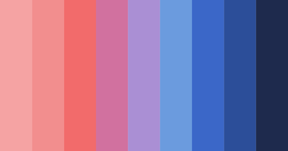 Download red blue dream color palette PNG image (landscape)