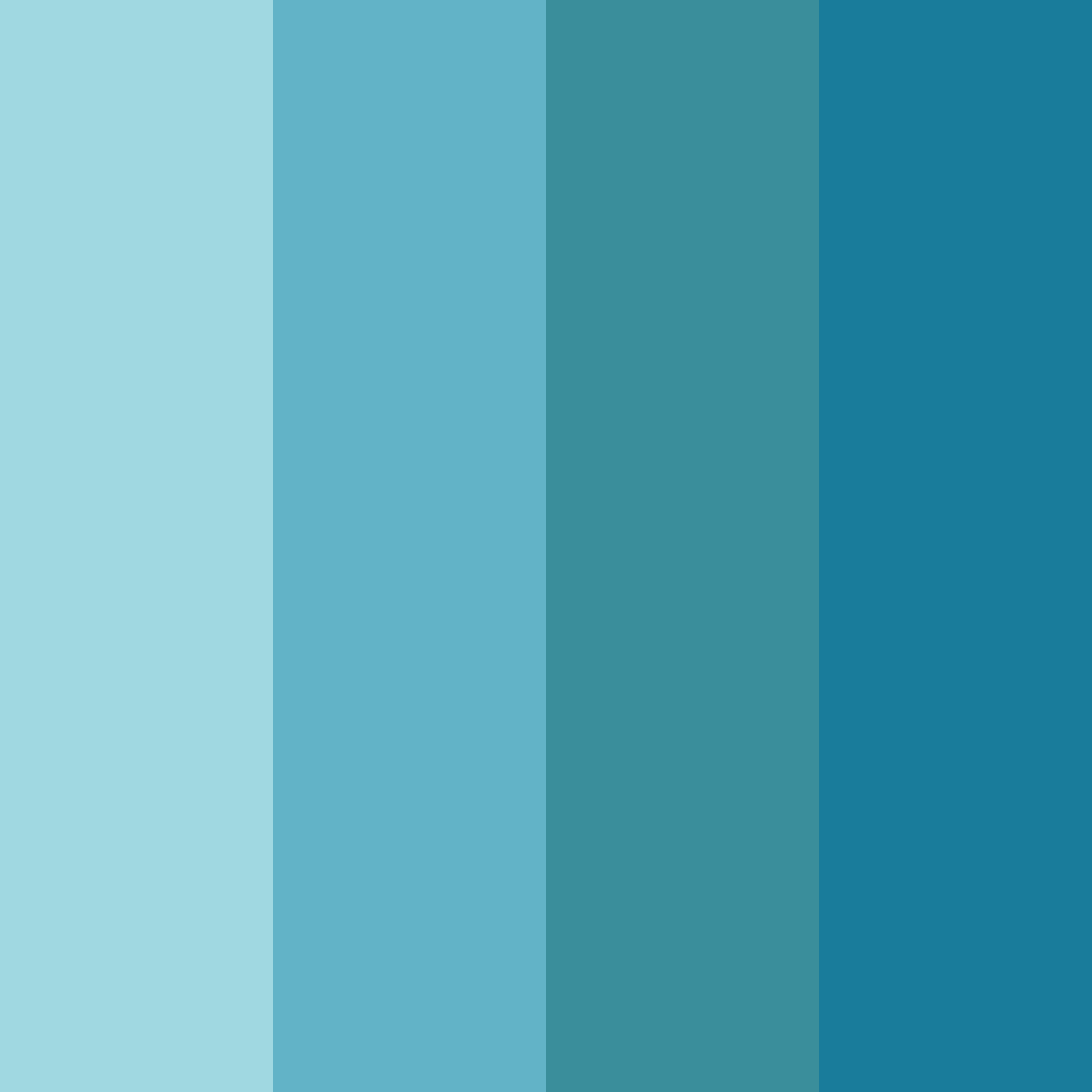 Download teal breeze color palette PNG image (square)