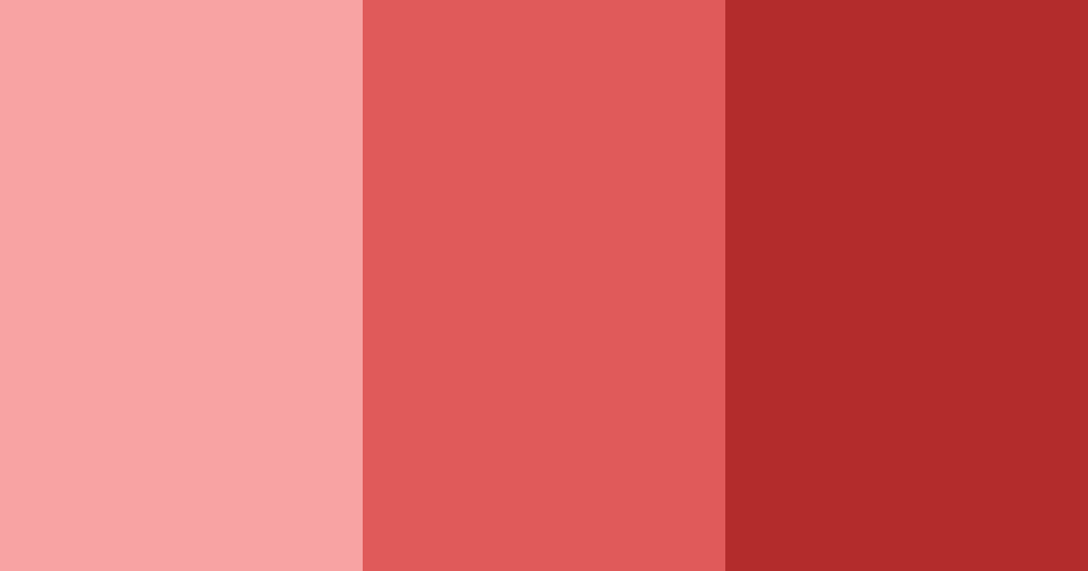 Download red shades color palette PNG image (landscape)