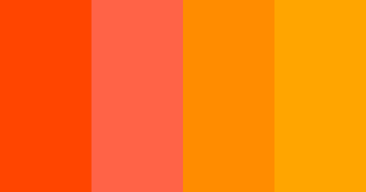 Download warm sunset color palette PNG image (landscape)