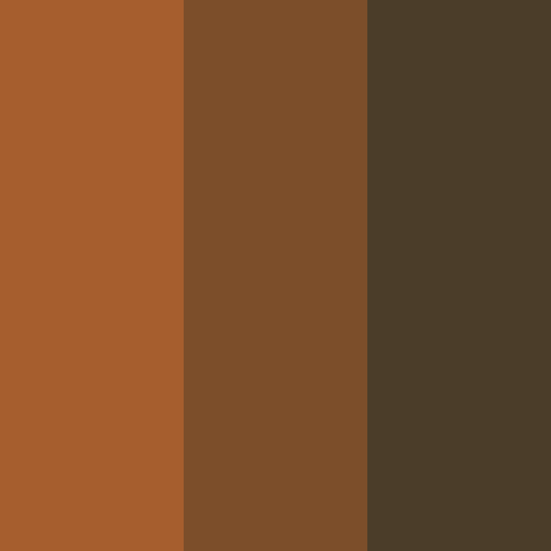 Download dark brown earth color palette PNG image (square)