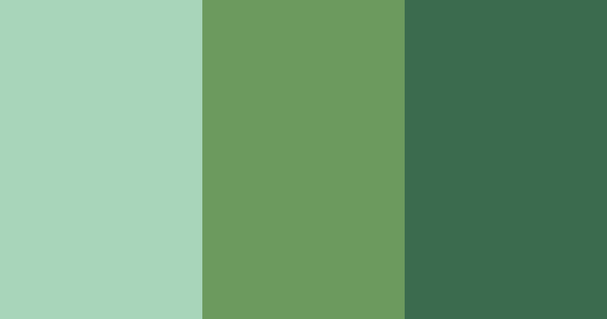 Download deep green shades color palette PNG image (landscape)