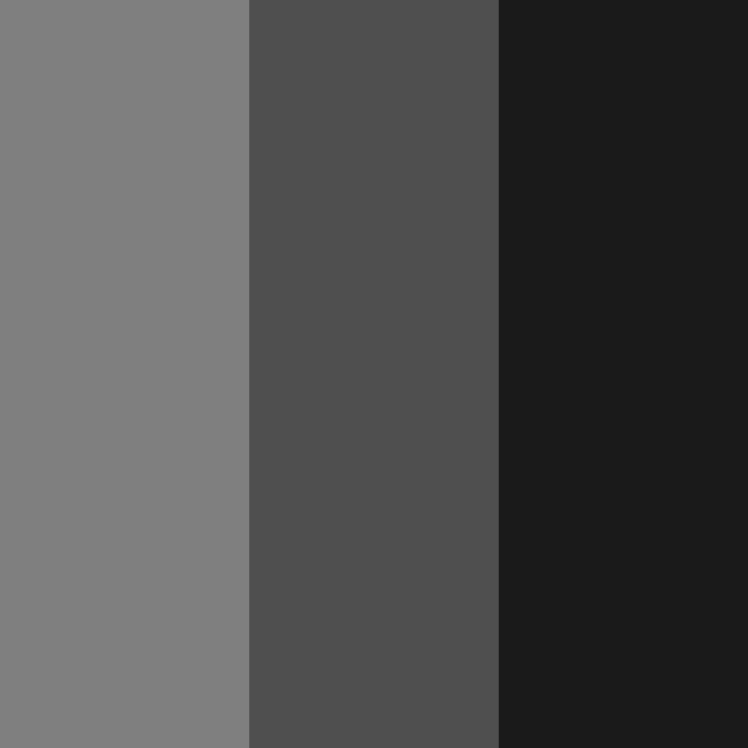 Download dark black color palette PNG image (square)