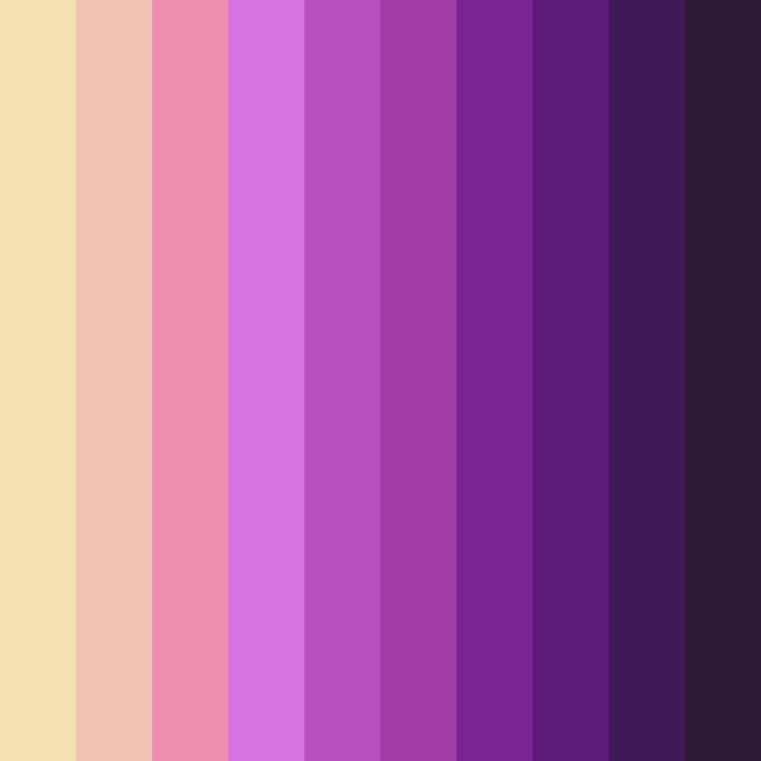 Download purple harmony color palette PNG image (square)