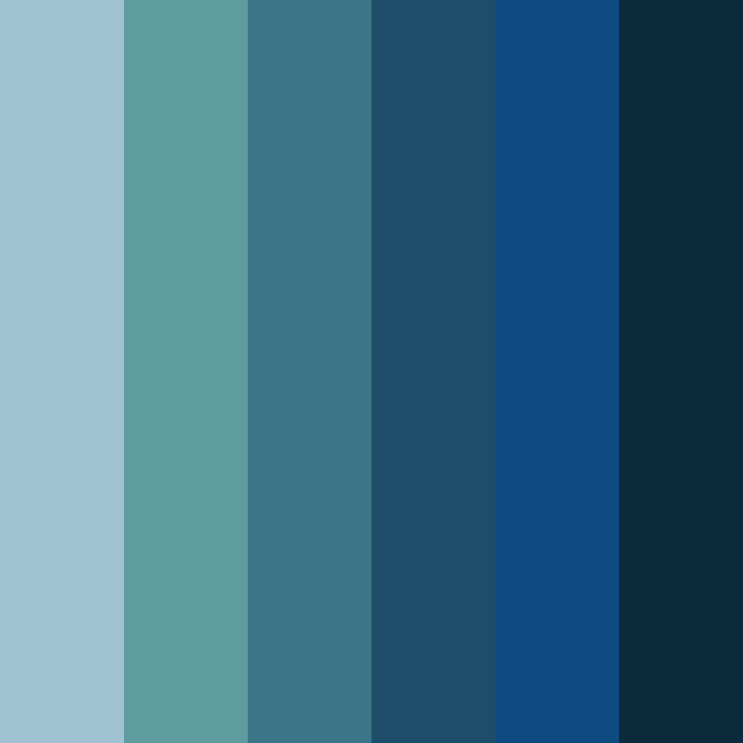 Download ocean depths color palette PNG image (square)