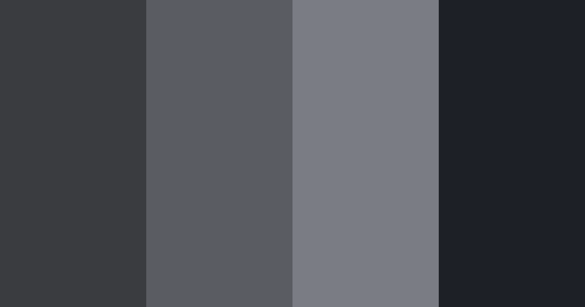 Download dark charcoal color palette PNG image (landscape)