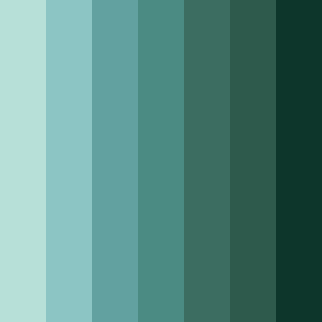 Download dark teal color palette PNG image (square)