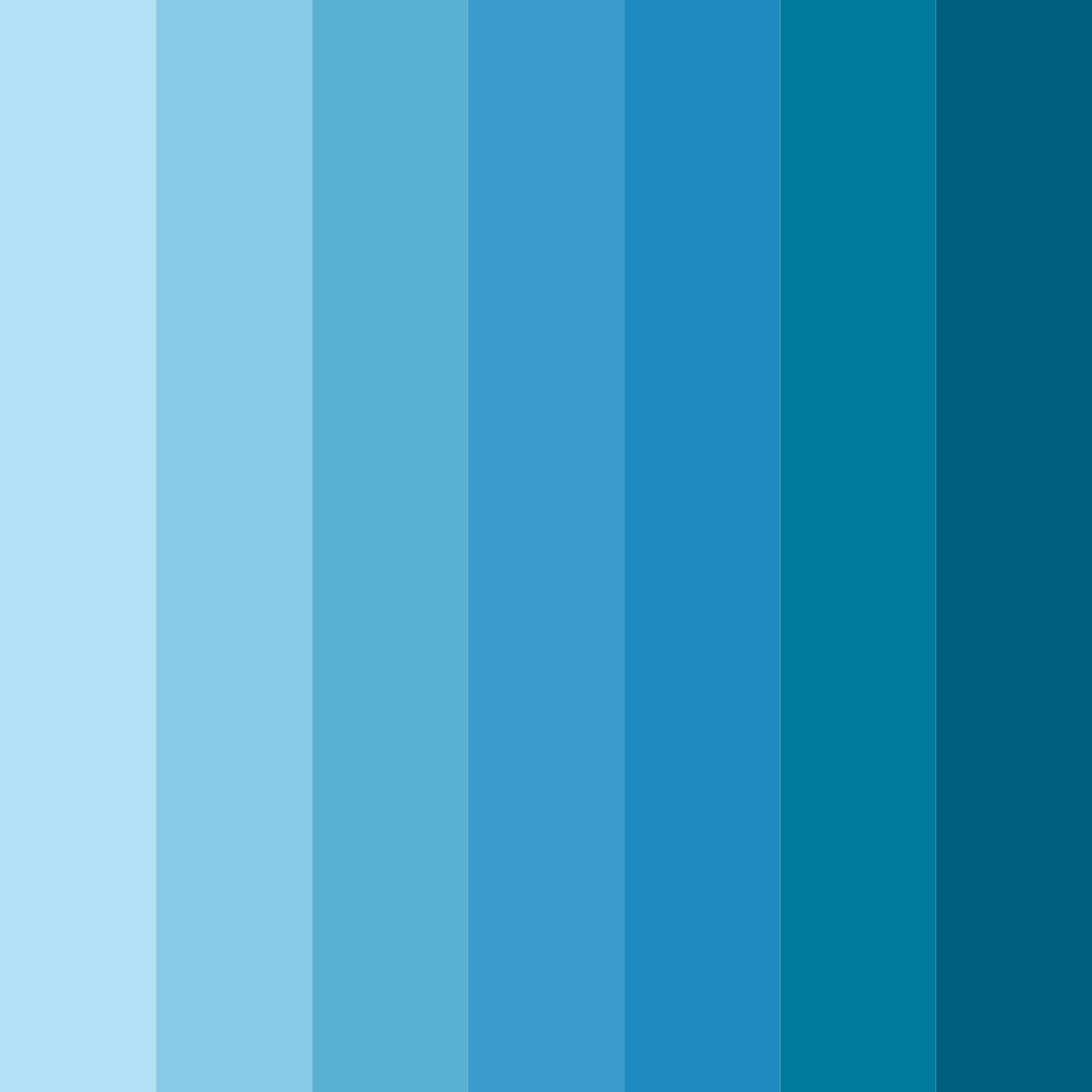 Download glacial serenity color palette PNG image (square)