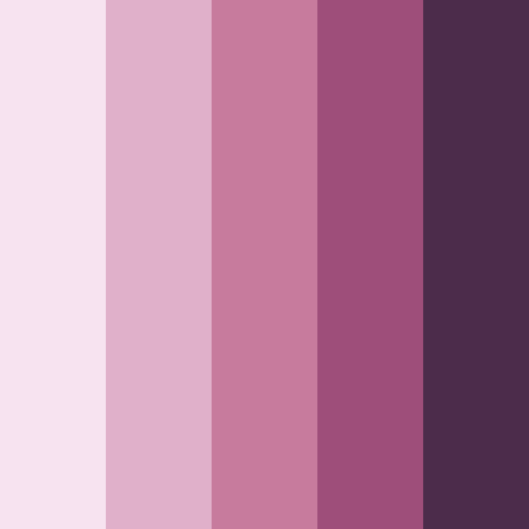 Download pink andromeda color palette PNG image (square)