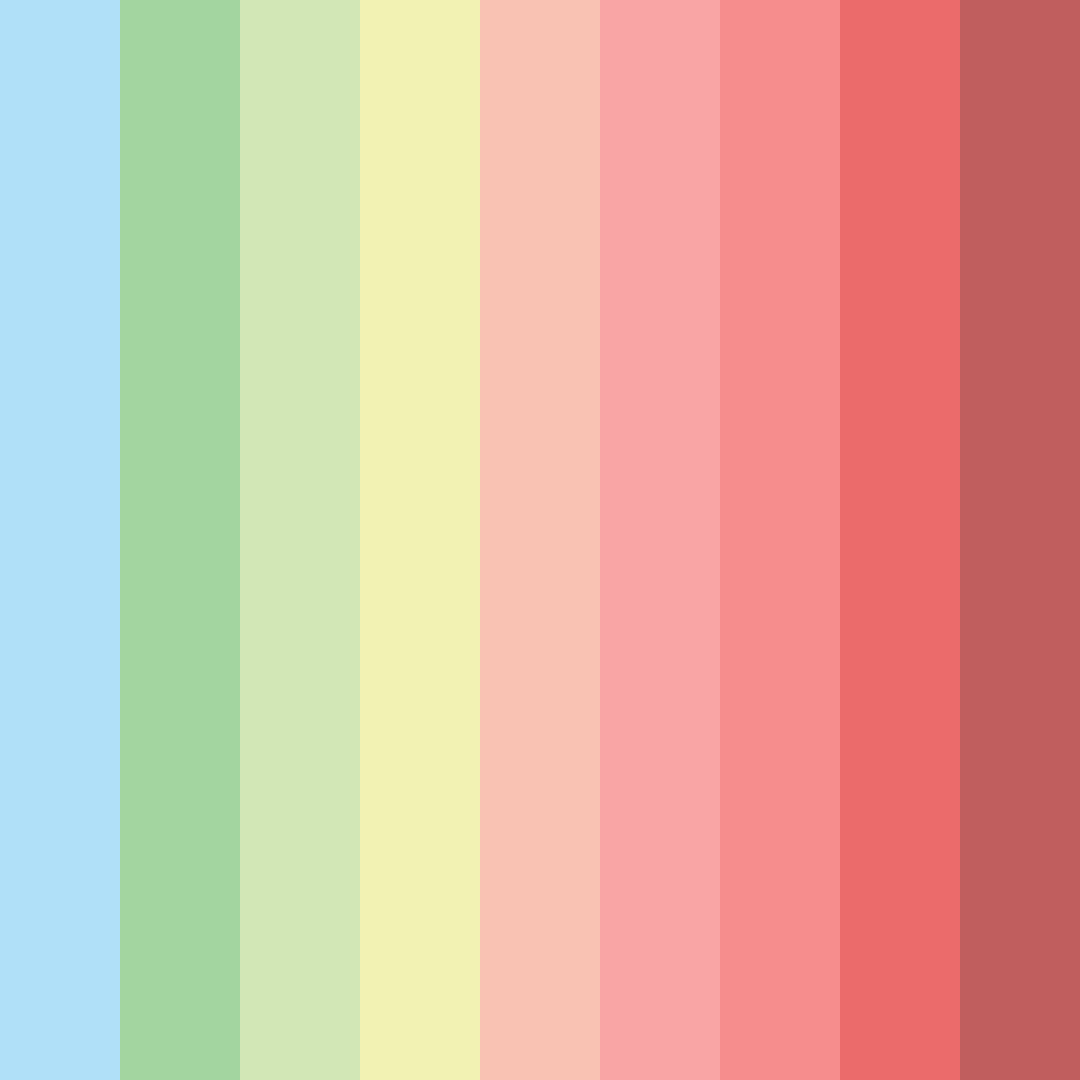Download cyber verdant dreamscape color palette PNG image (square)
