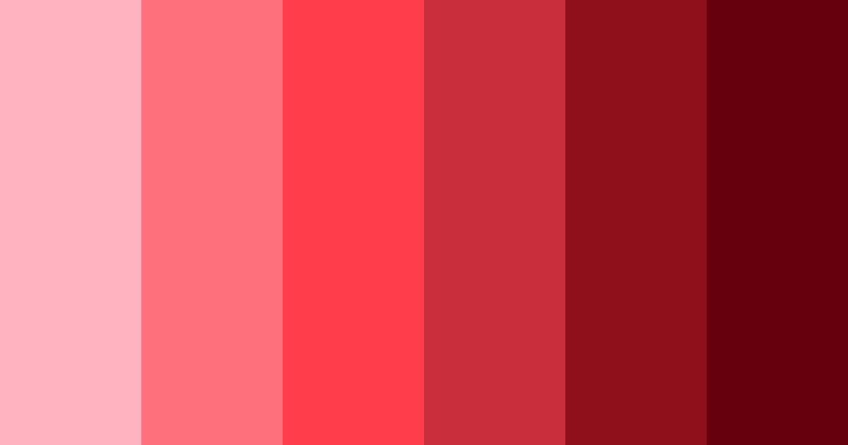 Download dark red color palette PNG image (landscape)