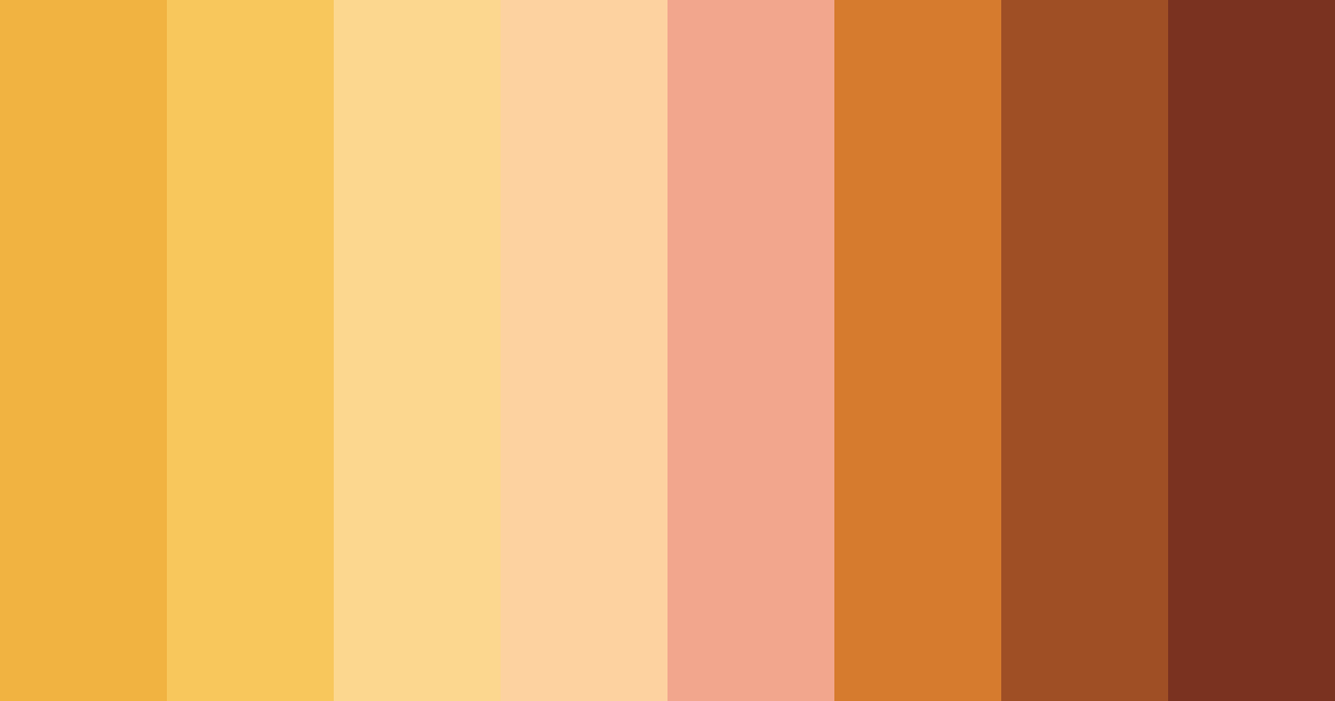 Download golden horizon color palette PNG image (landscape)