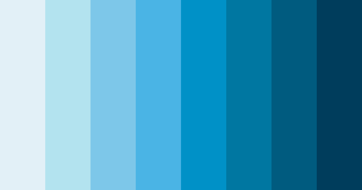 Download cerulean dreamscape color palette PNG image (landscape)