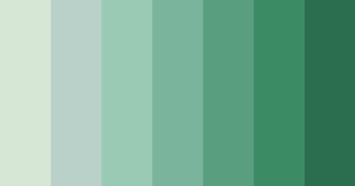 Download green tea gardens color palette PNG image (landscape)
