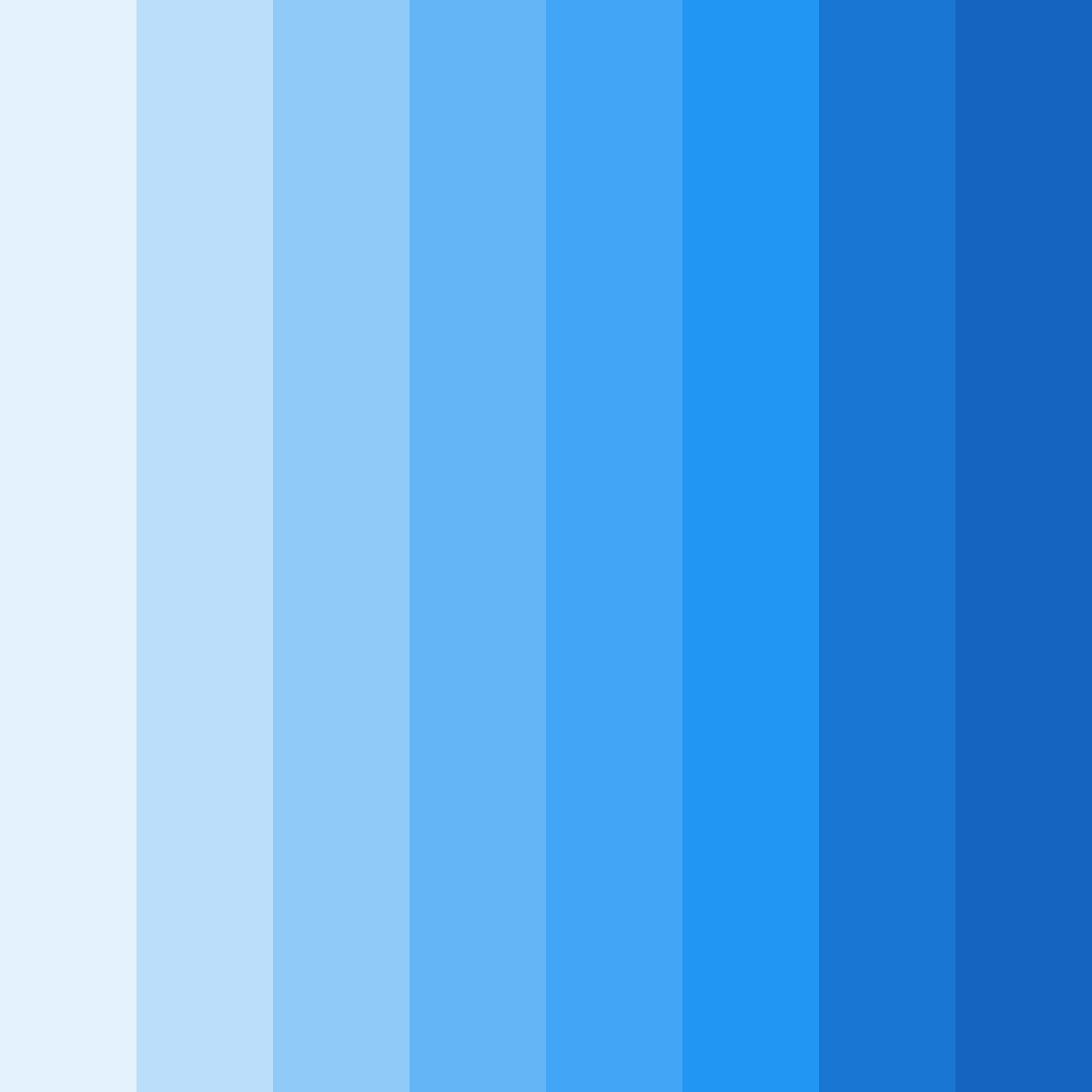 Download blue riot color palette PNG image (square)