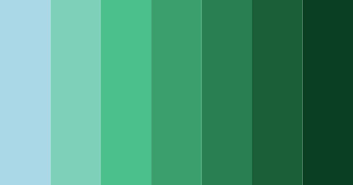 Download swamp serenade color palette PNG image (landscape)
