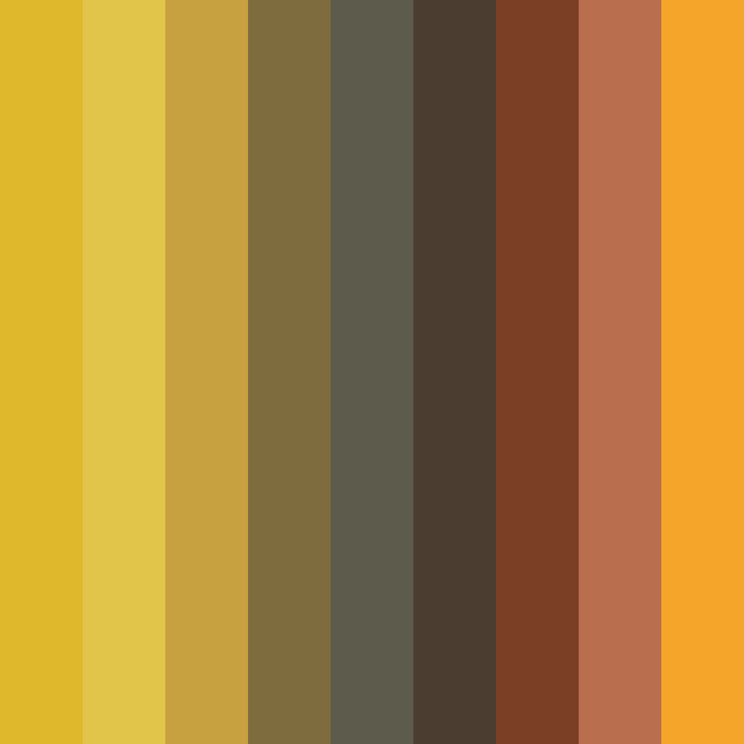 Download gourmet feast color palette PNG image (square)
