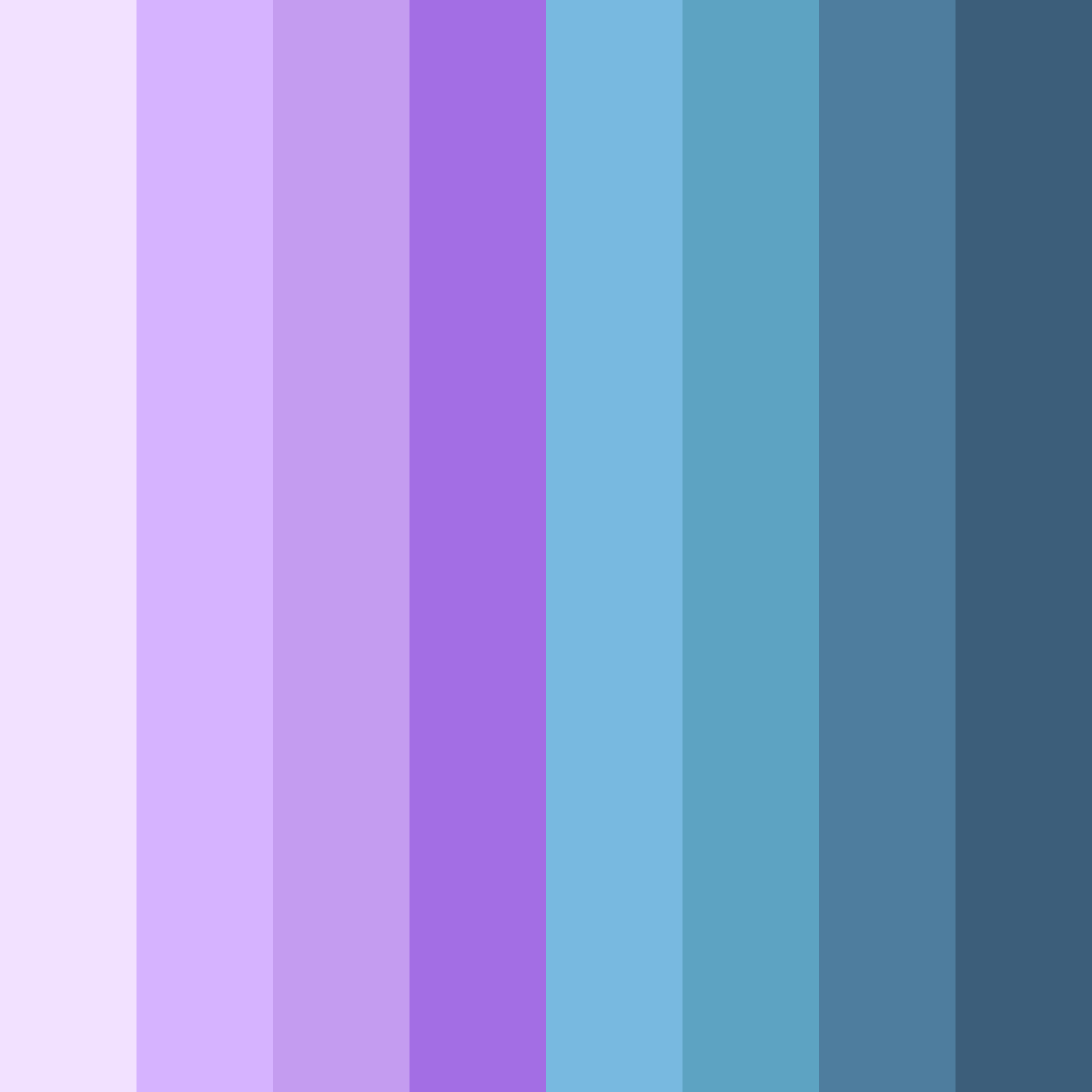 Download gentle spectrum color palette PNG image (square)