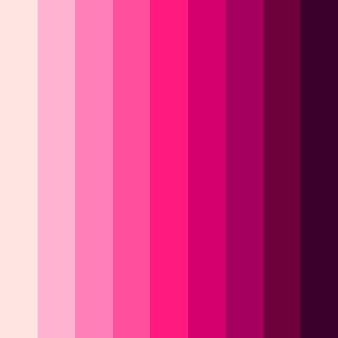 Download vibrant pink color palette PNG image (square)