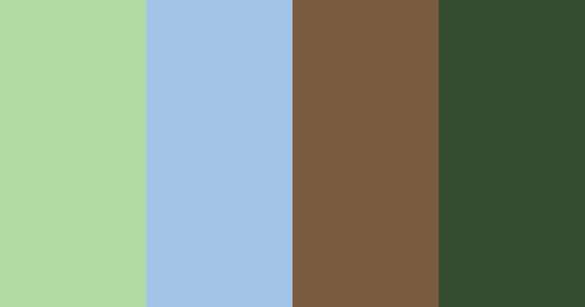 Download brown and blue greens color palette PNG image (landscape)
