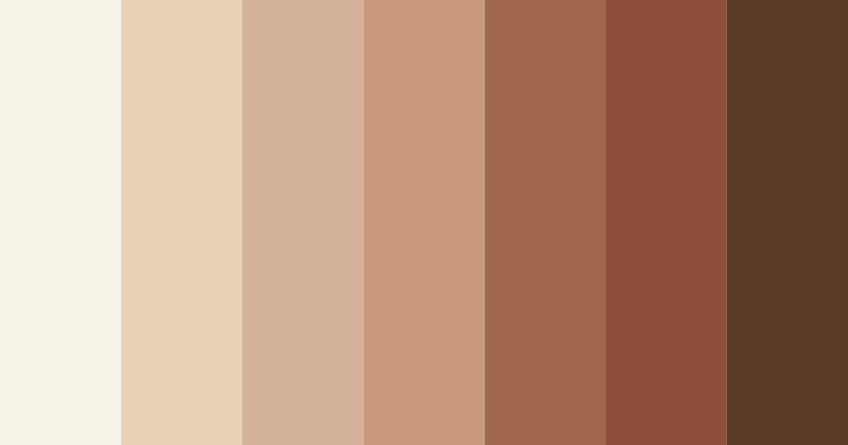 Download elegant earthtones color palette PNG image (landscape)