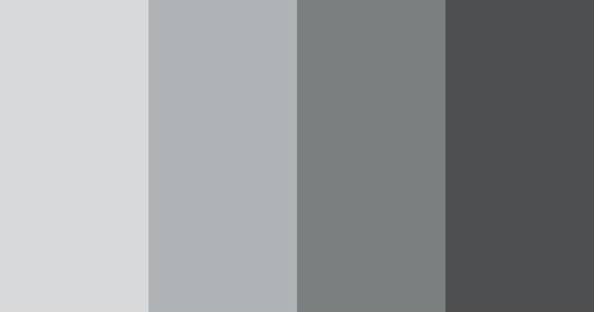 Download modern gray shades color palette PNG image (landscape)
