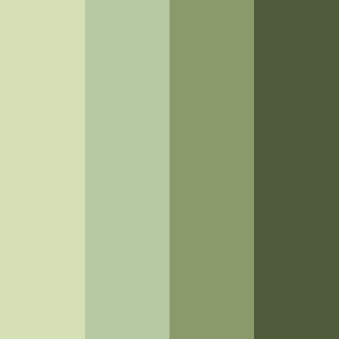Download olive green serenity color palette PNG image (square)