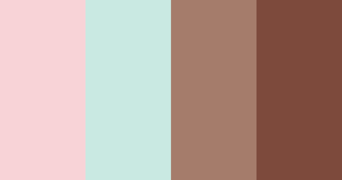 Download blushing mint elegance color palette PNG image (landscape)
