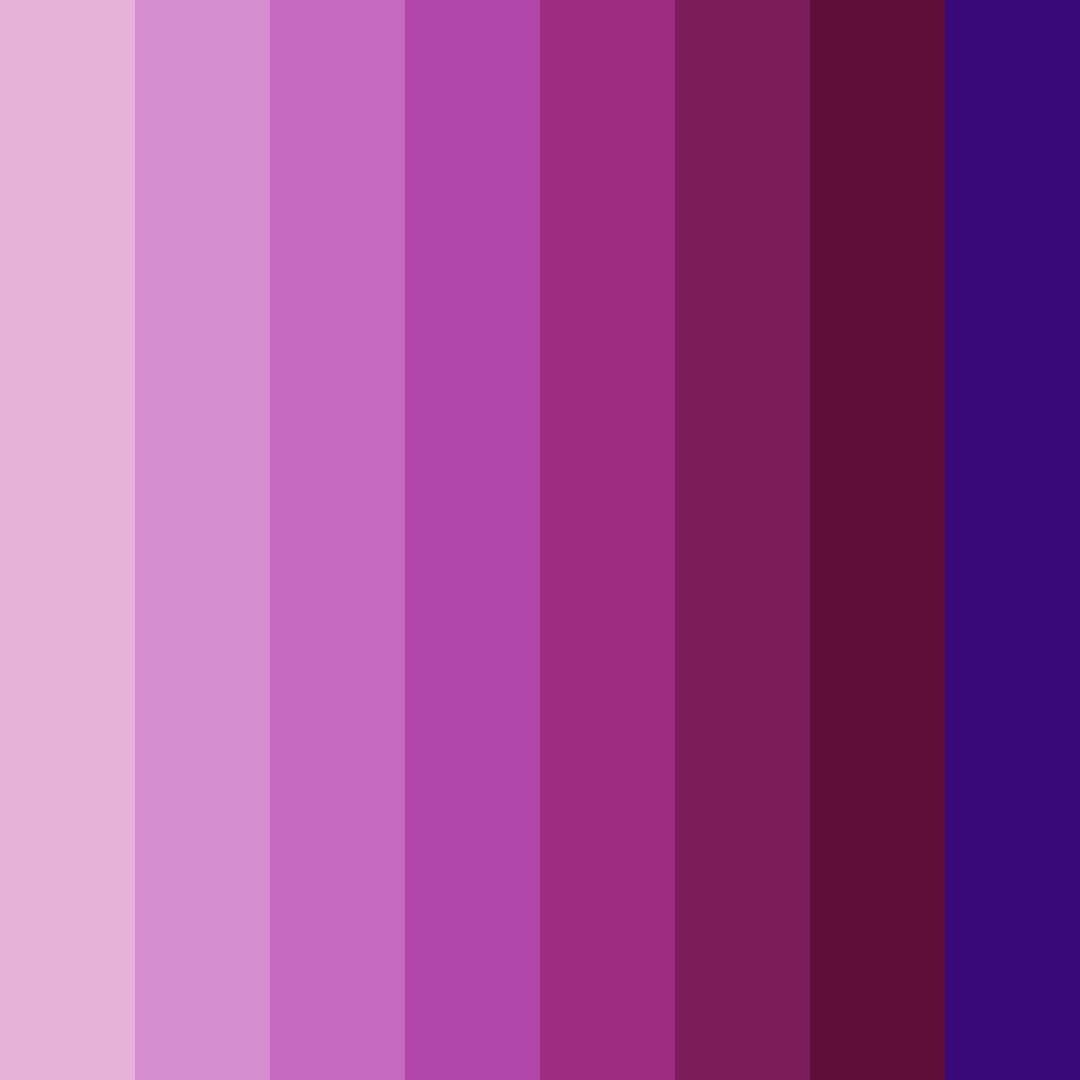 Download midnight orchid dream color palette PNG image (square)