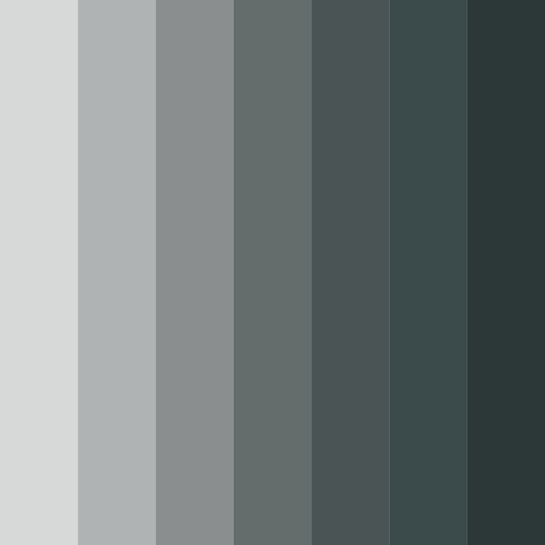 Download silver shadows color palette PNG image (square)