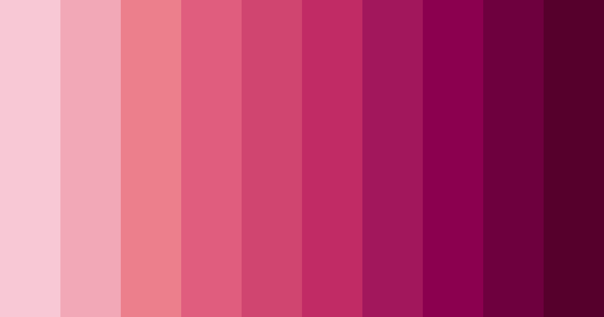 Download pink collar color palette PNG image (landscape)