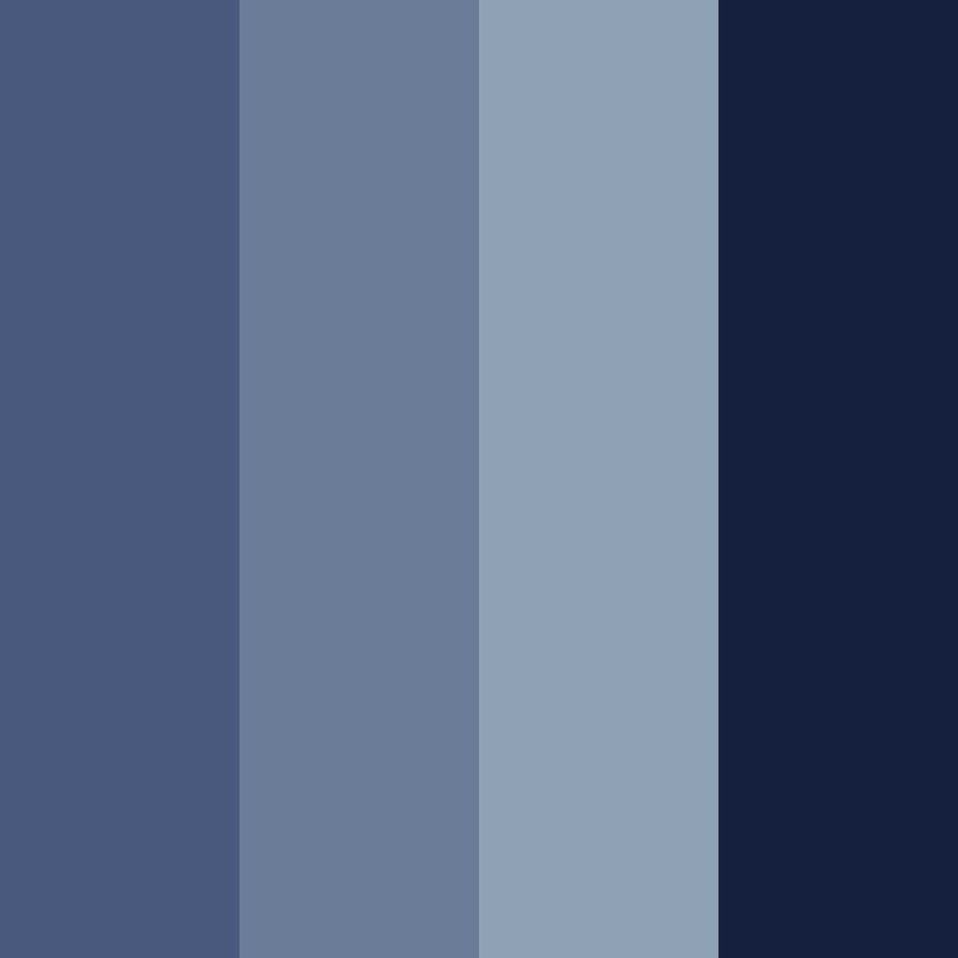 Download midnight tide color palette PNG image (square)