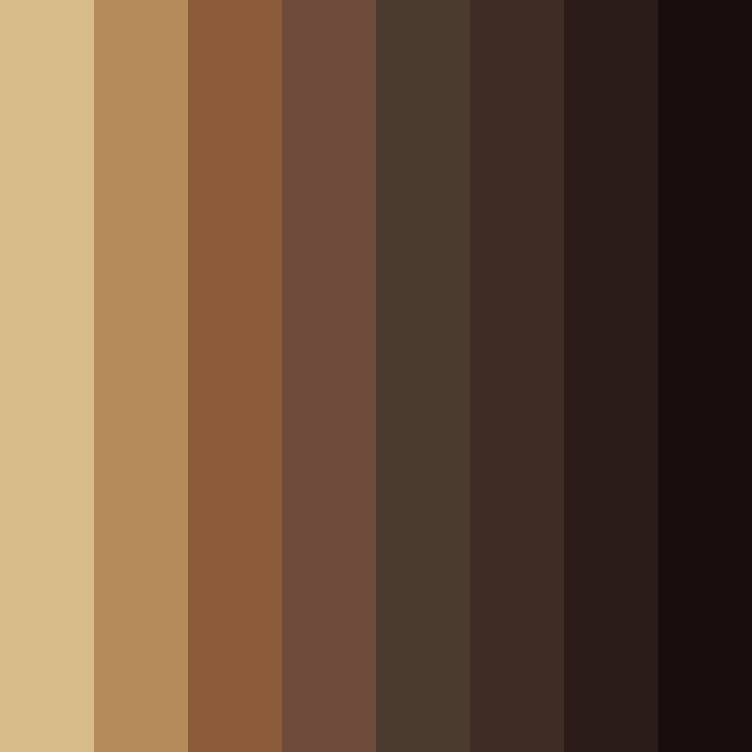 Download earthy elegance color palette PNG image (square)