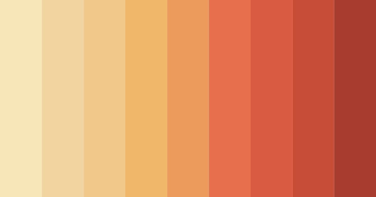 Download sunkissed harvest color palette PNG image (landscape)