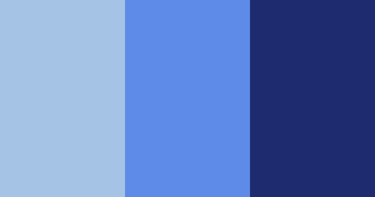 Download blue serenity color palette PNG image (landscape)