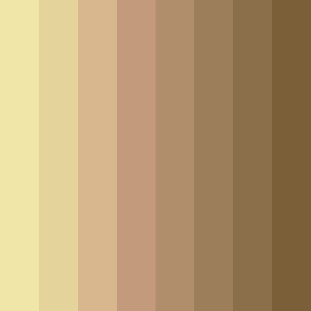 Download golden dusk serenade color palette PNG image (square)