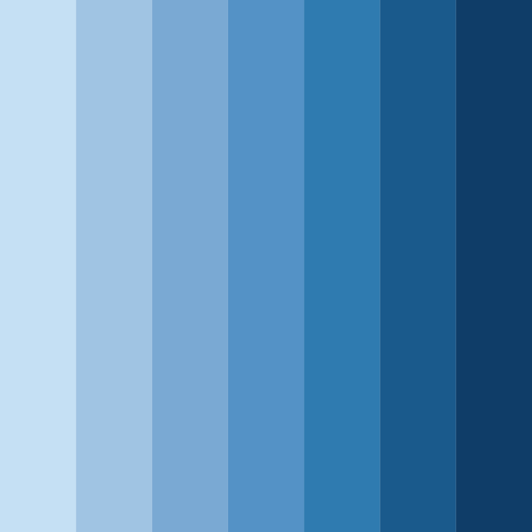 Download azure serenity color palette PNG image (square)
