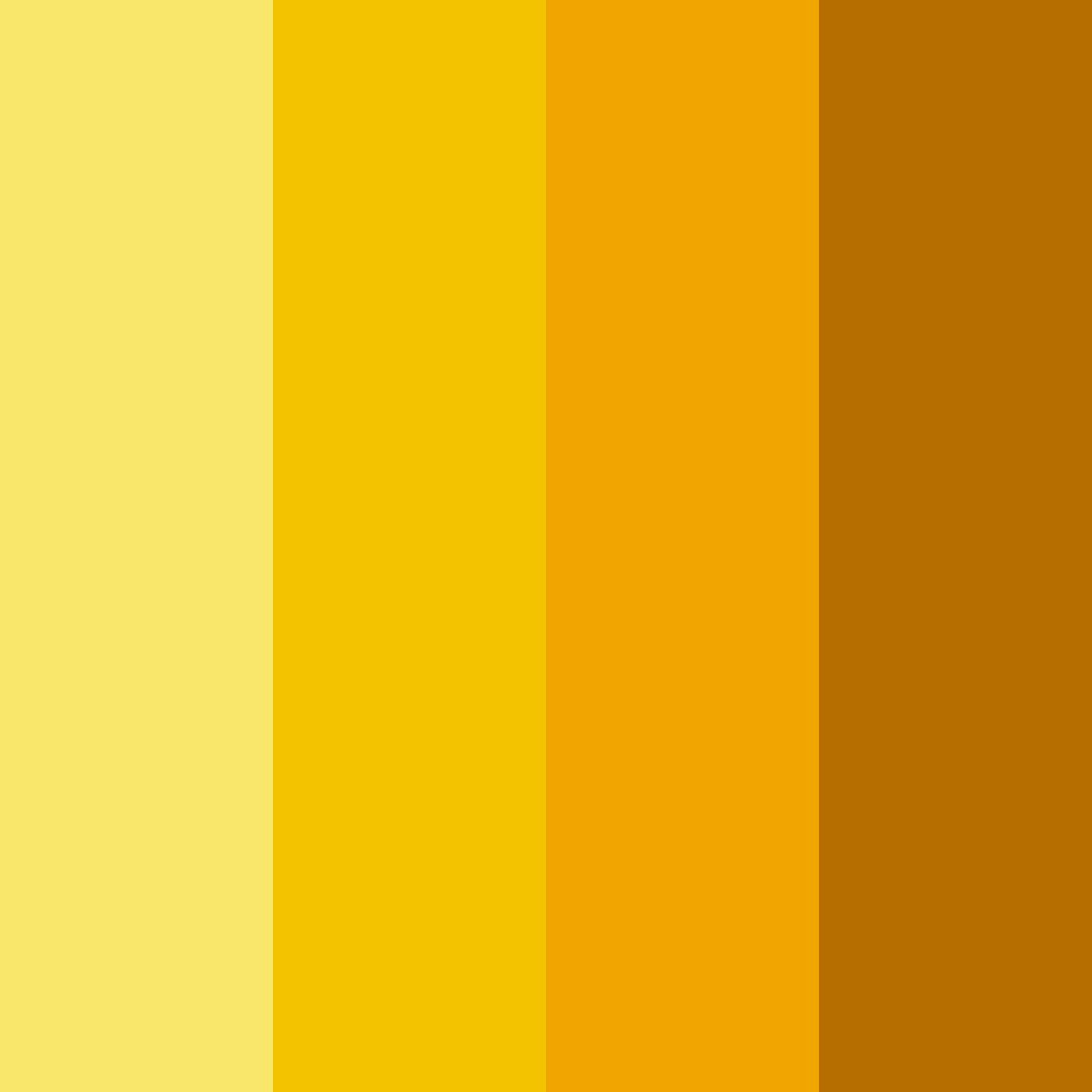 Download yellow yay color palette PNG image (square)