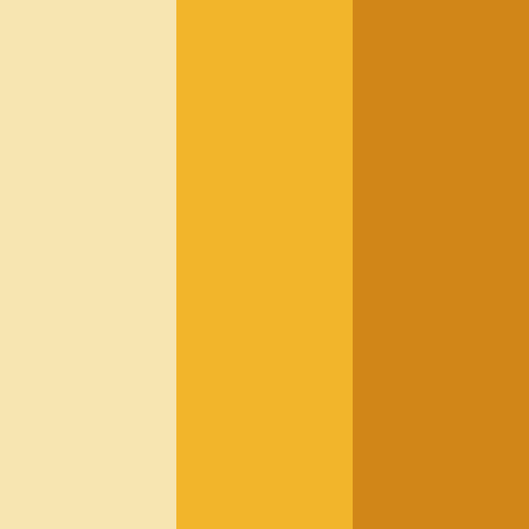 Download golden harvest color palette PNG image (square)