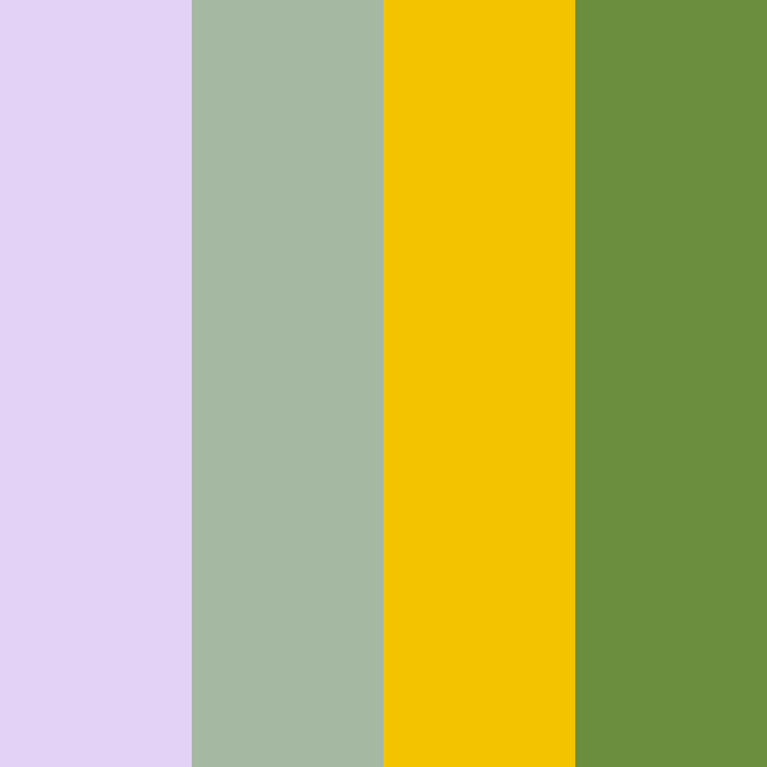 Download sunlit lavender grove color palette PNG image (square)