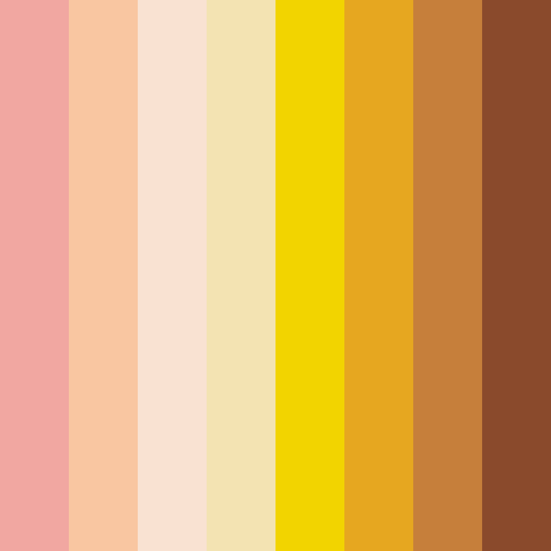 Download sunset boulevard color palette PNG image (square)