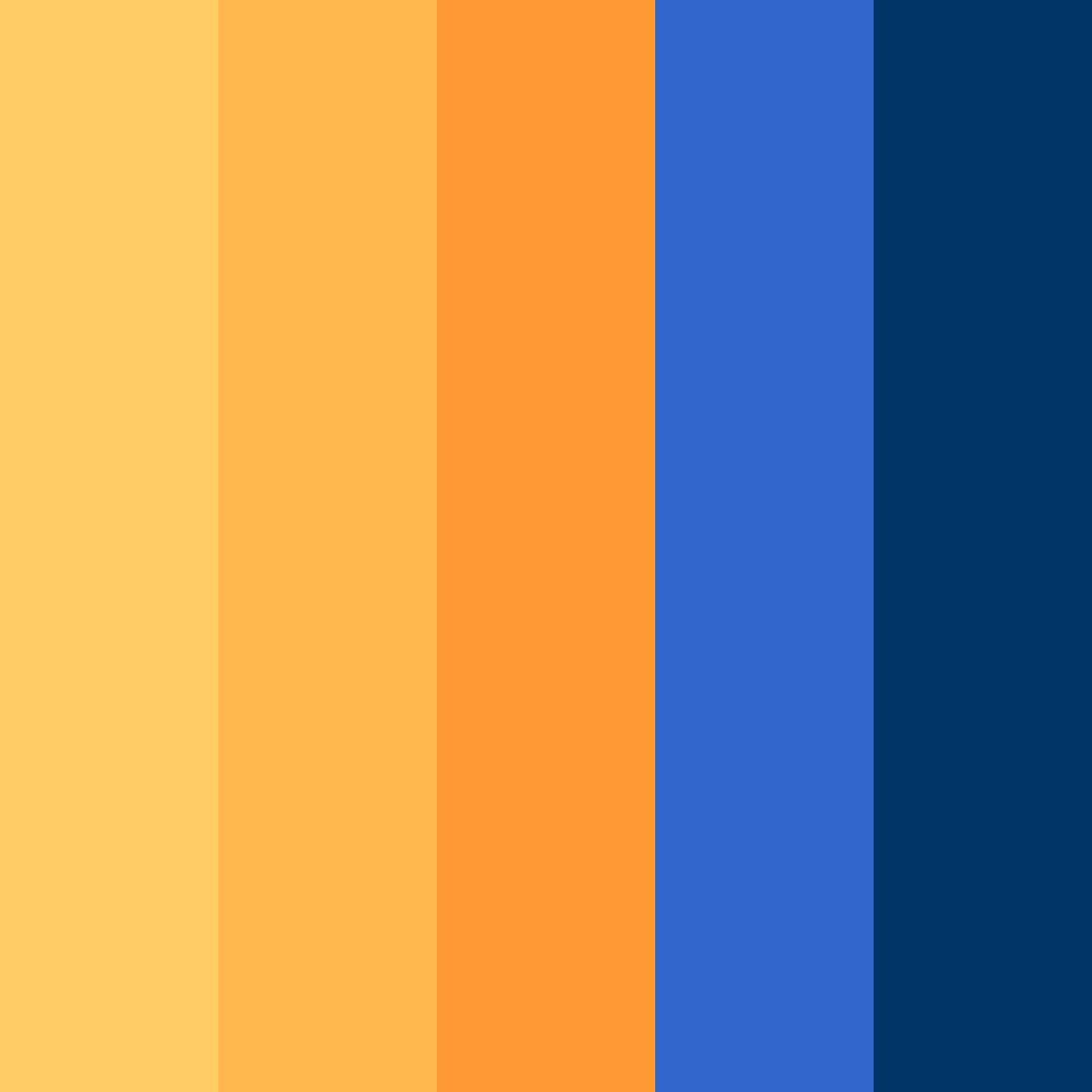 Download tropical twilight color palette PNG image (square)